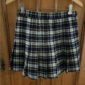 Vintage American Apparel plaid pleated mini skirt medium